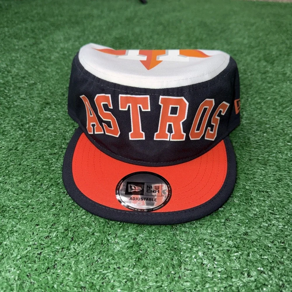 Men's New Era Retro Painter Hat Houston Astros MLB Adjustable Hat - Picture 1 of 7